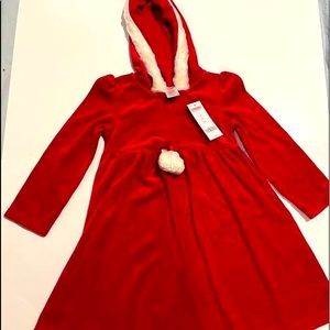 Gymboree NWT red velour dress size 5